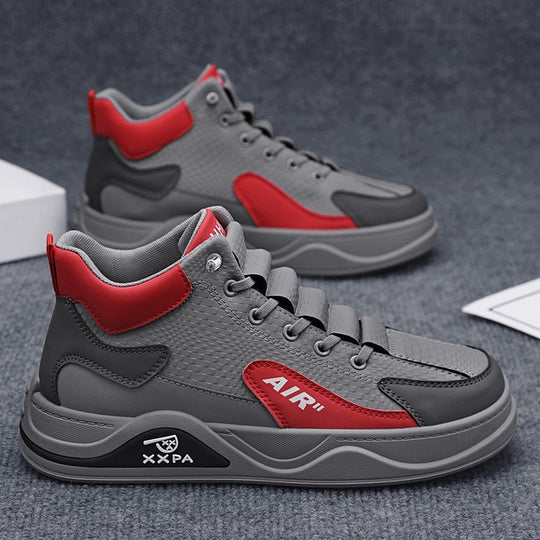 Herren Sportliche High-Top Sneakers mit rutschfester Sohle und atmungsaktivem Obermaterial EB