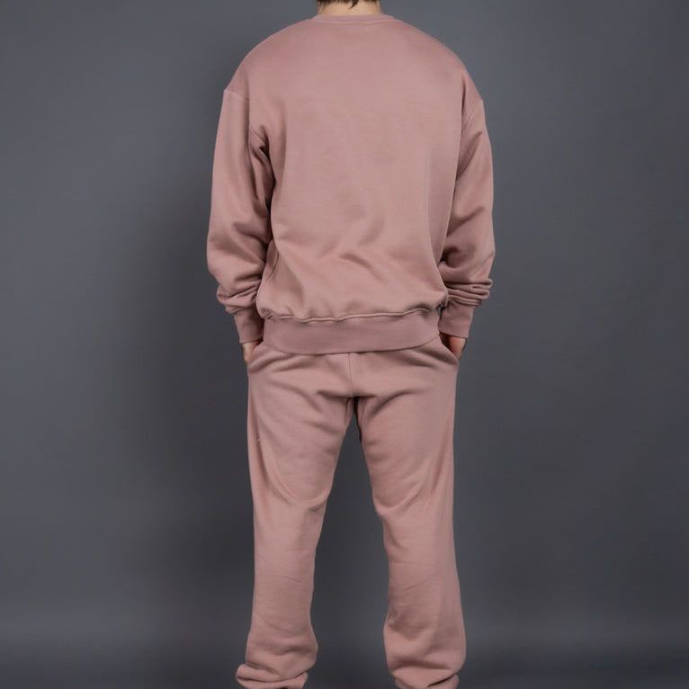 EB | Trainingsanzug Baumwolle Relaxed Passform Gerippte Kanten Bequeme Freizeitkleidung