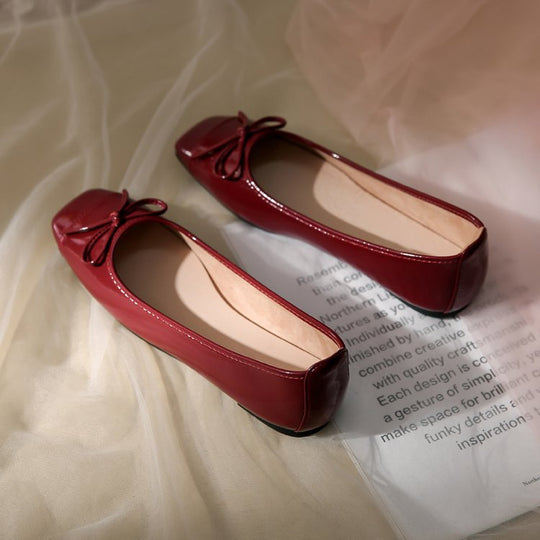Damen Ballerinas mit elegantem Schleifen-Design und komfortablem Fußbett EB