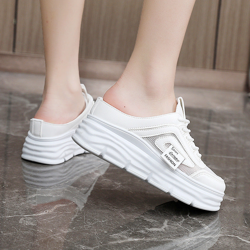 Damen Sportliche Sneakers mit hohem Plateau von EB