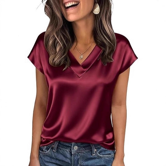 Damen Satinbluse EB