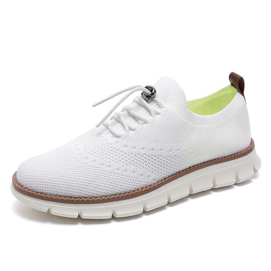 Damen Atmungsaktive Schnür-Sneaker mit flexiblem Obermaterial EB