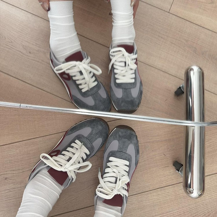Damen modische Sneakers mit atmungsaktiver Oberfläche und flexibler Sohle EB