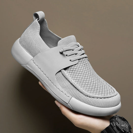 Damen Atmungsaktive Sneakers mit elastischem Obermaterial und gepolsterter Sohle EB