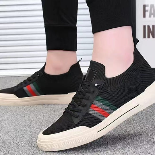 Damen Modische Canvas-Sneaker mit sportlichem Design EB