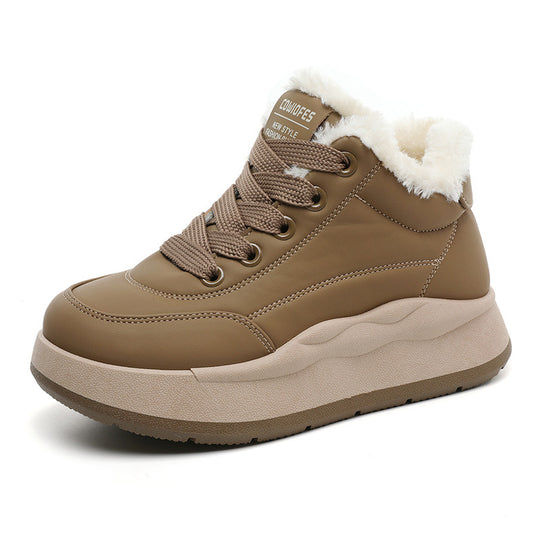 Damen Winter Sneaker mit kuscheligem Innenfutter und rutschfester Sohle EB