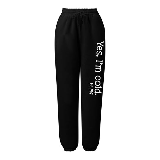 Damen nan weite Jogginghose hochgeschnitten mit seitlichem Statementprint und elastischem Bund EB