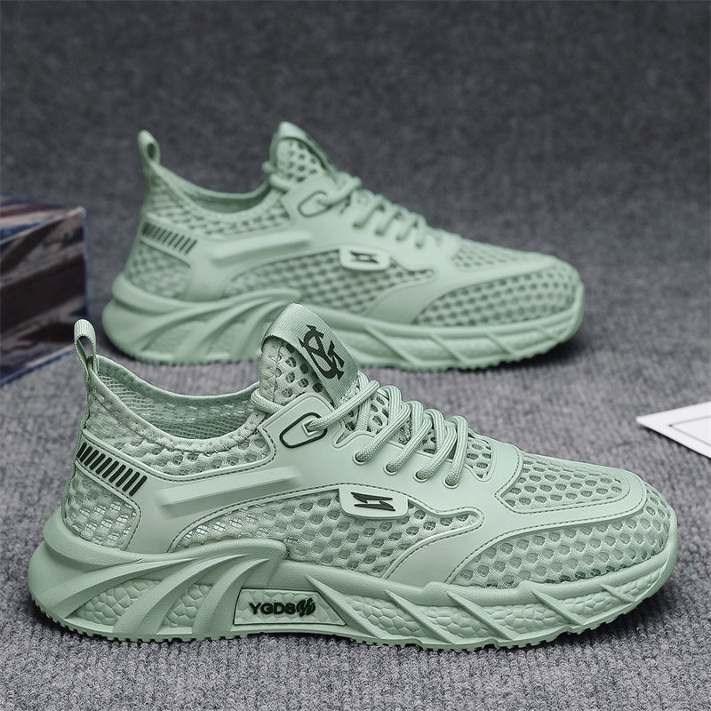 Damen Sportliche Mesh-Laufschuhe mit atmungsaktiver Struktur und innovativer Dämpfungstechnologie EB