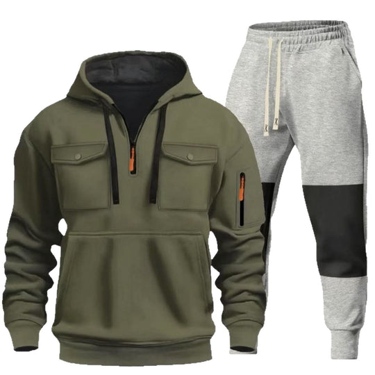 Herren funktionaler Sweatshirt- und Jogginghosen-Set EB