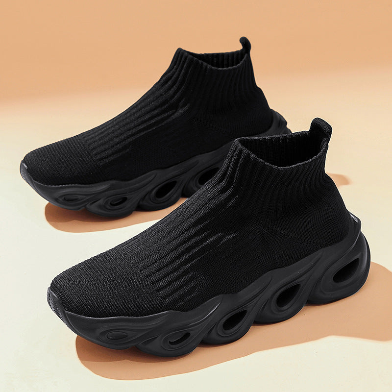 Damen Sportliche Strick-Sneaker mit innovativer Sohlenkonstruktion EB