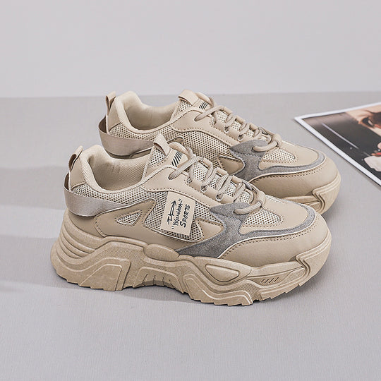 Damen Sneakers im modernen Chunky-Stil mit atmungsaktivem Obermaterial und gepolsterter Sohle EB