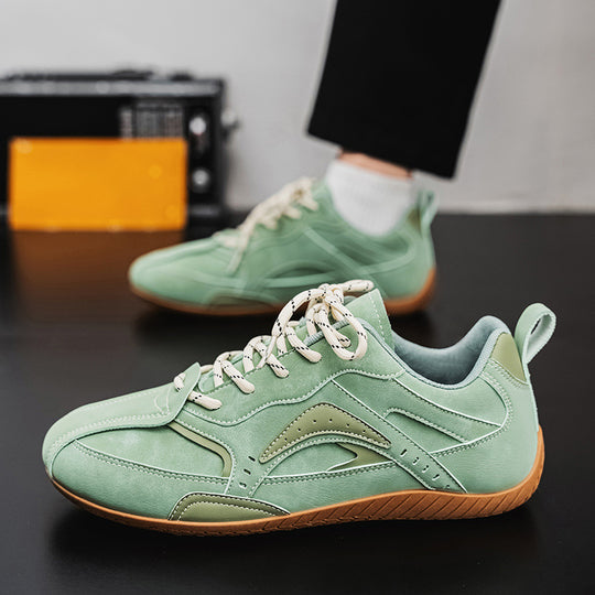 Unisex leichte Wildlederoptik Sneaker mit gepolstertem Komfortfußbett und griffiger Gumsohle EB