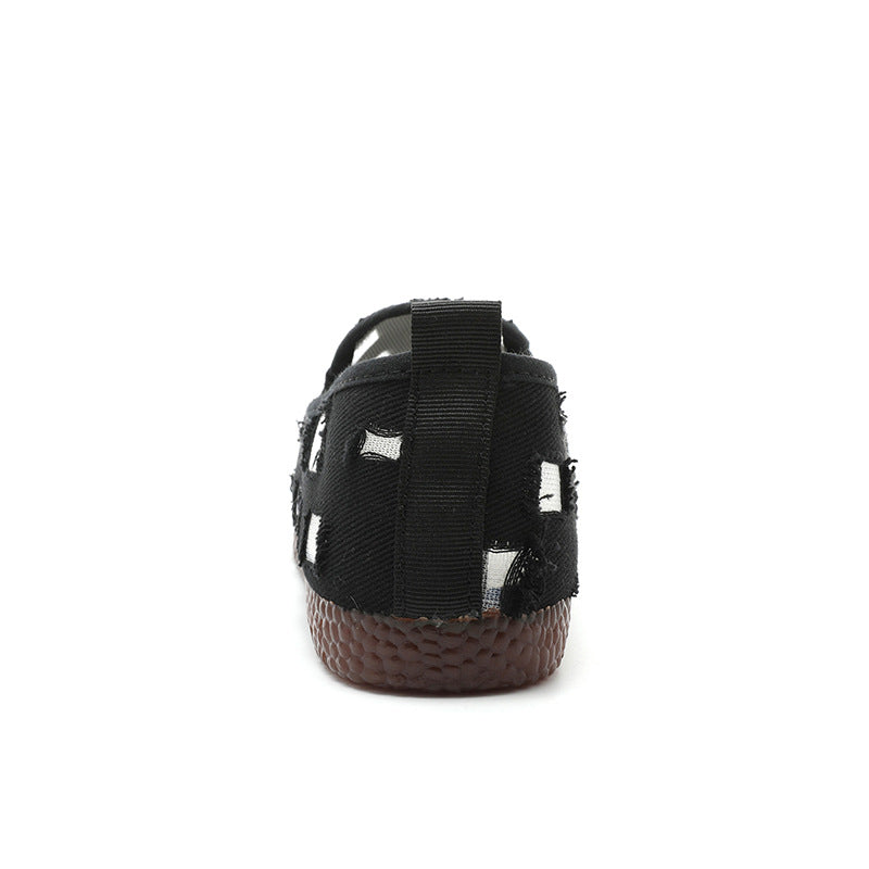 Damen Slip-On Hausschuhe mit atmungsaktiver Obermaterialstruktur und flexibler Sohle EB