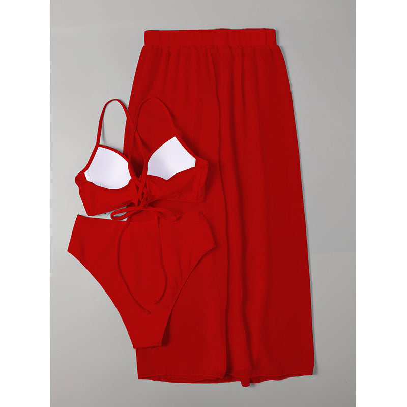 Damen Bikini-Set mit schickem Maxi-Rock EB