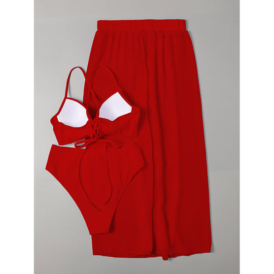 Damen Bikini-Set mit schickem Maxi-Rock EB