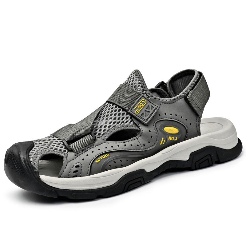 Damen Sportliche Outdoor-Sandalen mit verstellbarem Riemen und rutschfester Sohle EB