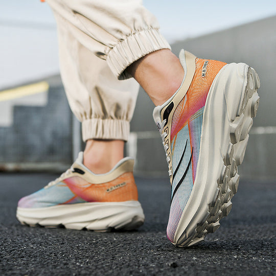 Damen Hochleistungs-Laufschuhe mit atmungsaktiver Struktur und dämpfender Sohle EB
