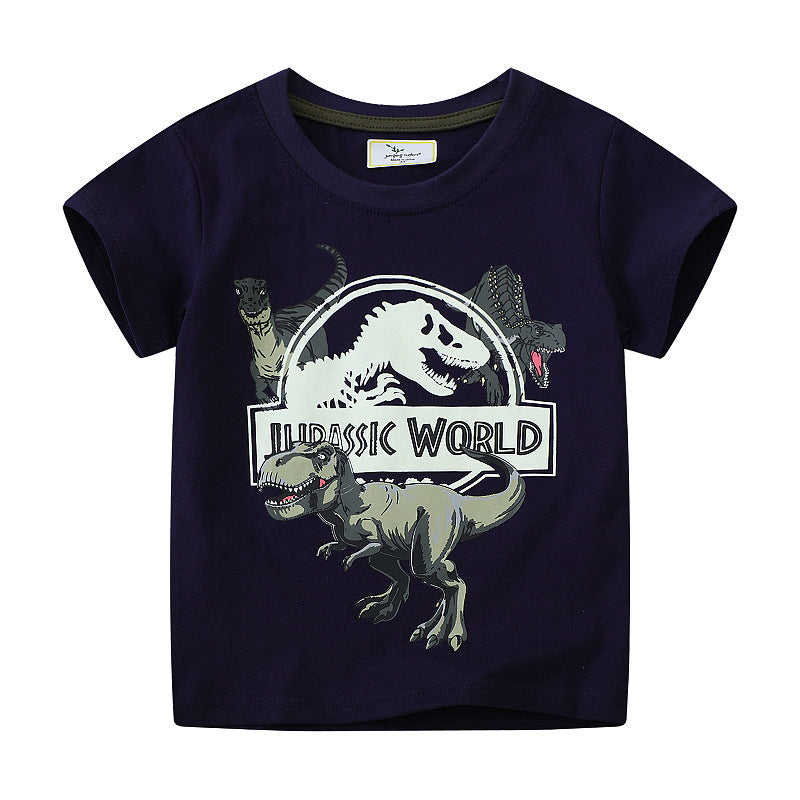 Jungen T-Shirt mit leuchtendem Dinosaurier-Motiv EB