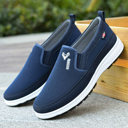 Damen Bequeme Slip-On Freizeitschuhe mit rutschfester Sohle EB