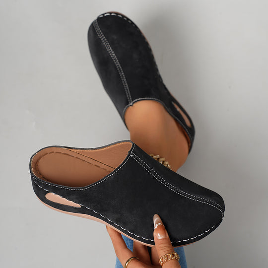 Damen Mules mit ergonomischem Fußbett und modischem Schnitt EB
