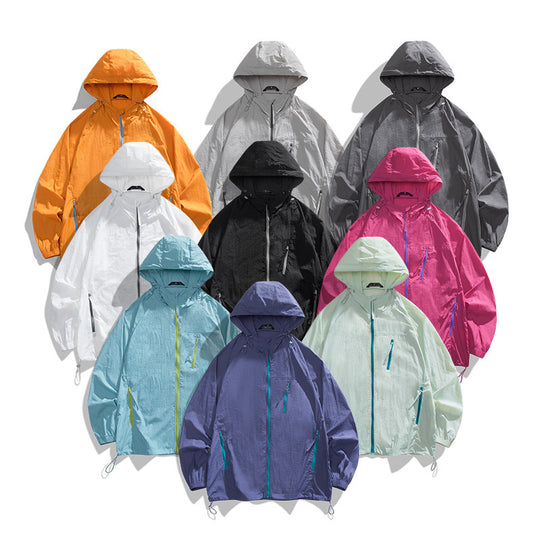 Herren leichtgewichtige Windjacke mit praktischen Taschen und atmungsaktiven Eigenschaften EB