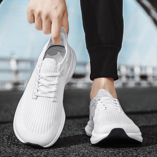 Damen Atmungsaktive Fitness-Sneaker mit elastischem Obermaterial EB