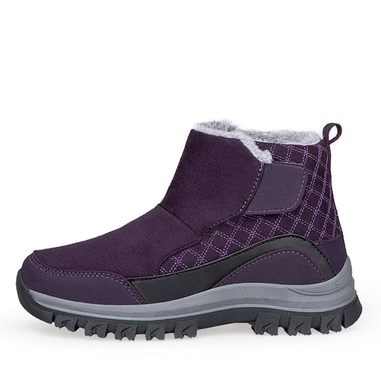 Damen Winterstiefel mit rutschfester Sohle und isolierendem Futter EB