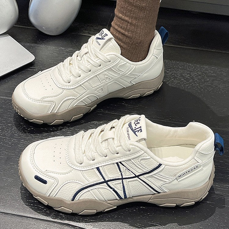 Damen Sportliche Sneaker mit atmungsaktivem Obermaterial und rutschfester Sohle EB