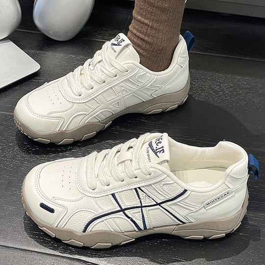Damen Sportliche Sneaker mit atmungsaktivem Obermaterial und rutschfester Sohle EB