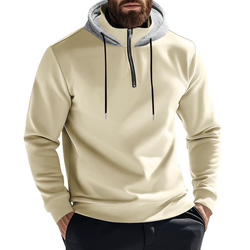 Herren Kapuzenpullover mit modernem Reißverschluss und stylischem Schnitt EB