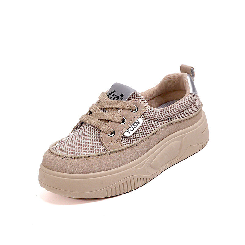 Damen Bequeme Sneakers mit luftigen Mesh-Einsätzen und auffälligem Design EB