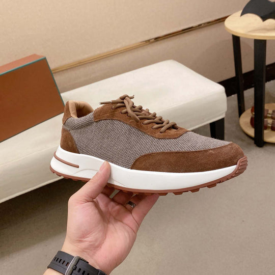 Damen Komfortable Sneaker mit atmungsaktivem Obermaterial und dämpfender Sohle EB