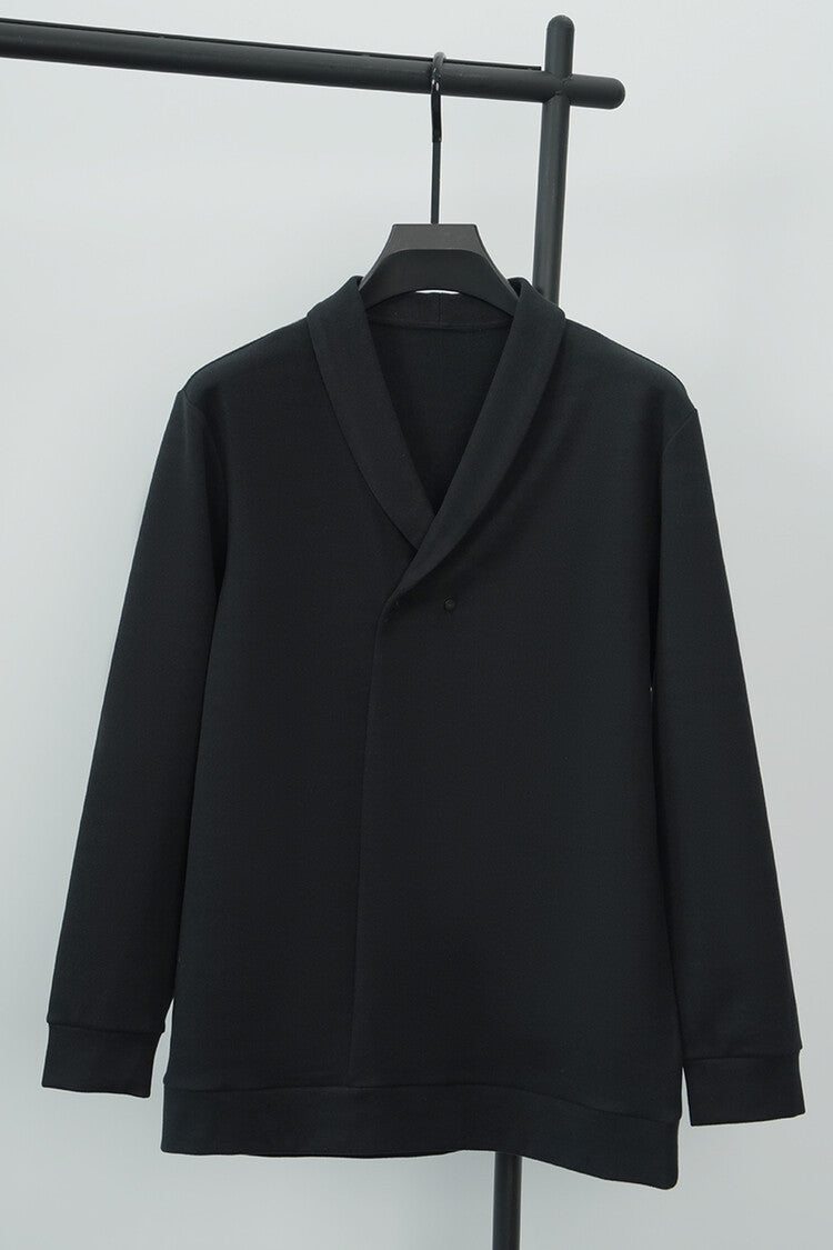 Herren Freizeitjacke mit modernem Schalkragen und praktischen Knöpfen EB