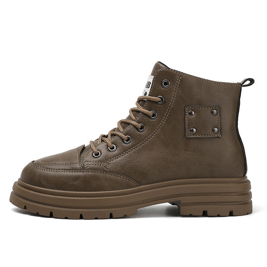 Damen Hochwertige Schnürstiefel mit robustem Profil und modischem Design EB