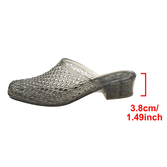 Damen Elegante und bequeme Flip-Flops mit glitzernden Akzenten EB