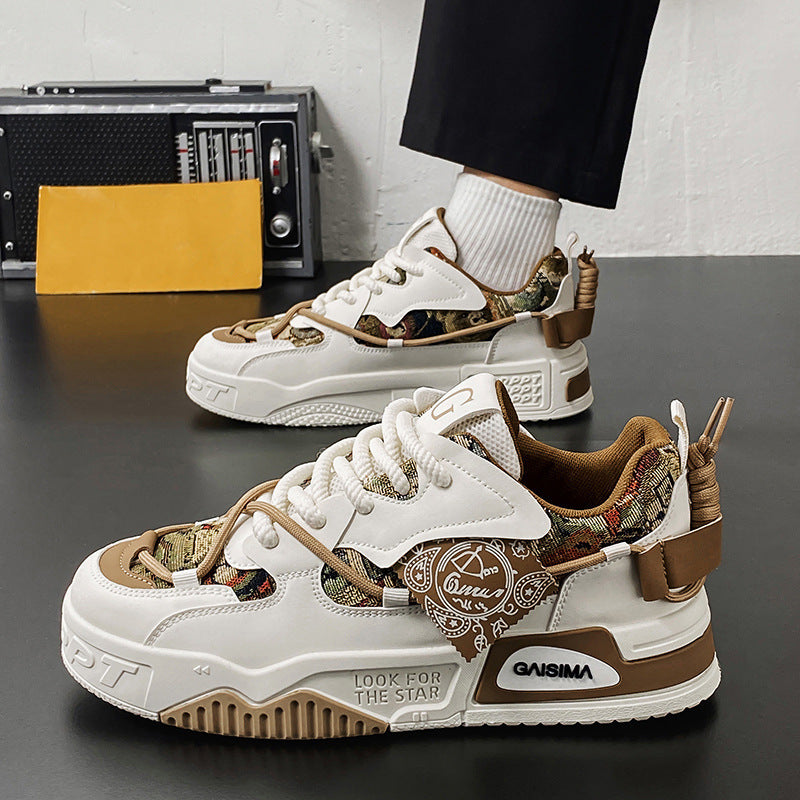 Damen sportliche Chunky-Sneaker mit einzigartigem Design und atmungsaktiver Sohle EB