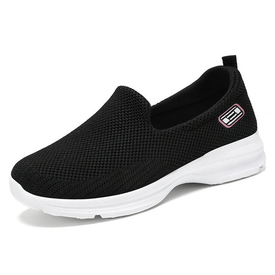 Damen Atmungsaktive Slip-On Laufschuhe mit weichem Innenfutter EB