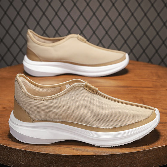 Damen Slip-On Sportschuhe mit atmungsaktivem Mesh und dämpfender Gummisohle EB