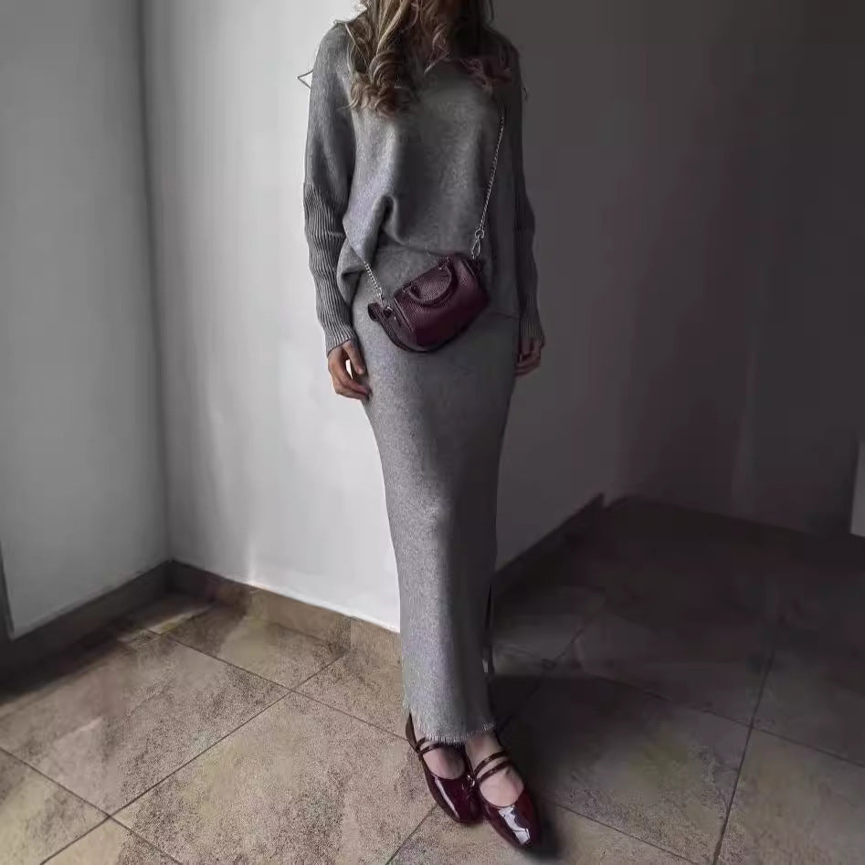 Damen Strickkleid mit elegantem Schnitt und lässigem Look EB