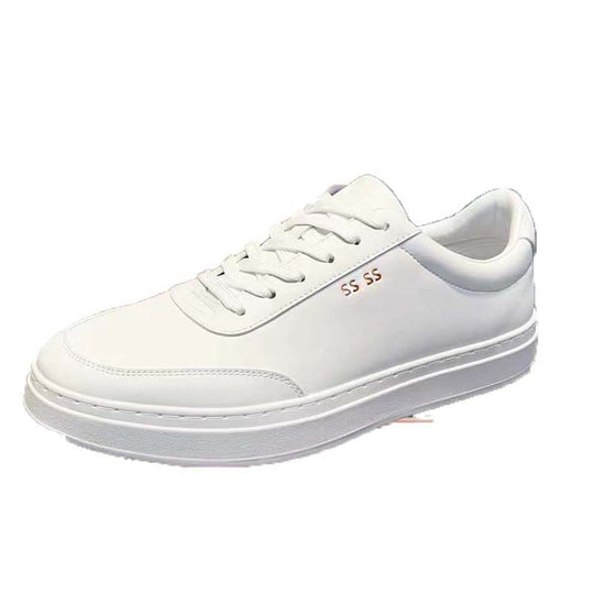 Damen modische Sneakers aus hochwertigem Leder mit komfortablem perforiertem Design EB
