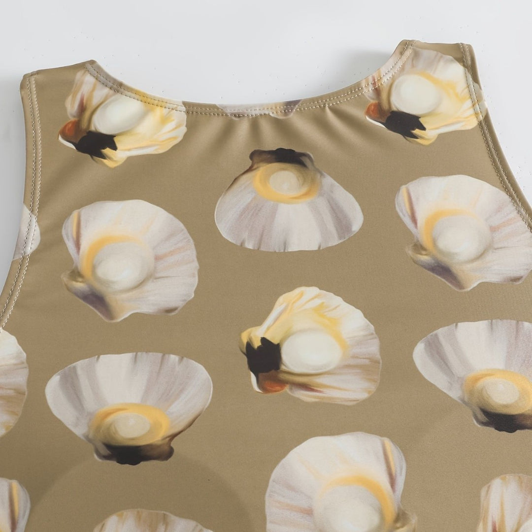 Damen Crop-Top mit modischem Knoten-Design EB