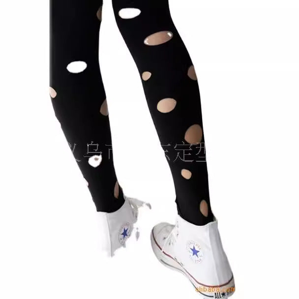 Damen High-Style Leggings mit dynamischen Cut-Outs EB