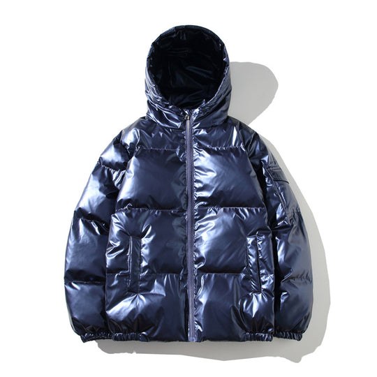 Unisex nan gepolsterte Steppjacke mit Thermoisolierung, Stehkragen und Ärmeltasche EB