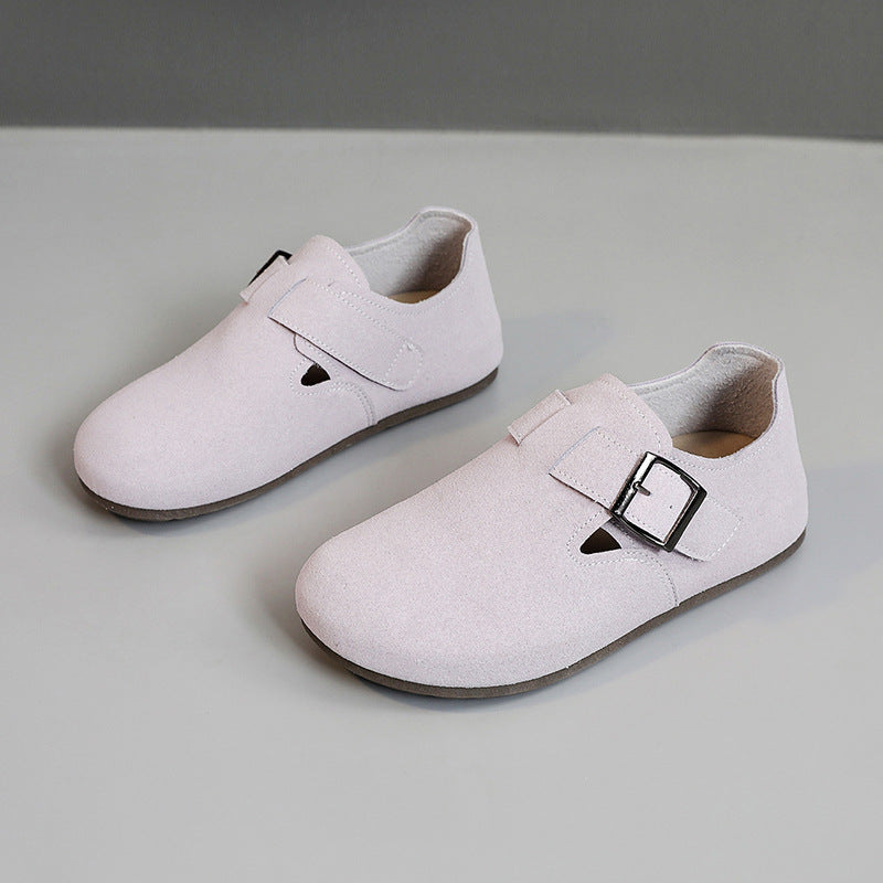 Damen Bequeme Slipper mit verstellbarem Riemen und modischem Design EB