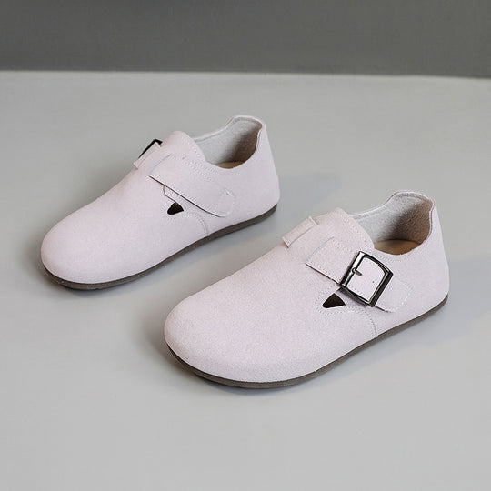 Damen Bequeme Slipper mit verstellbarem Riemen und modischem Design EB