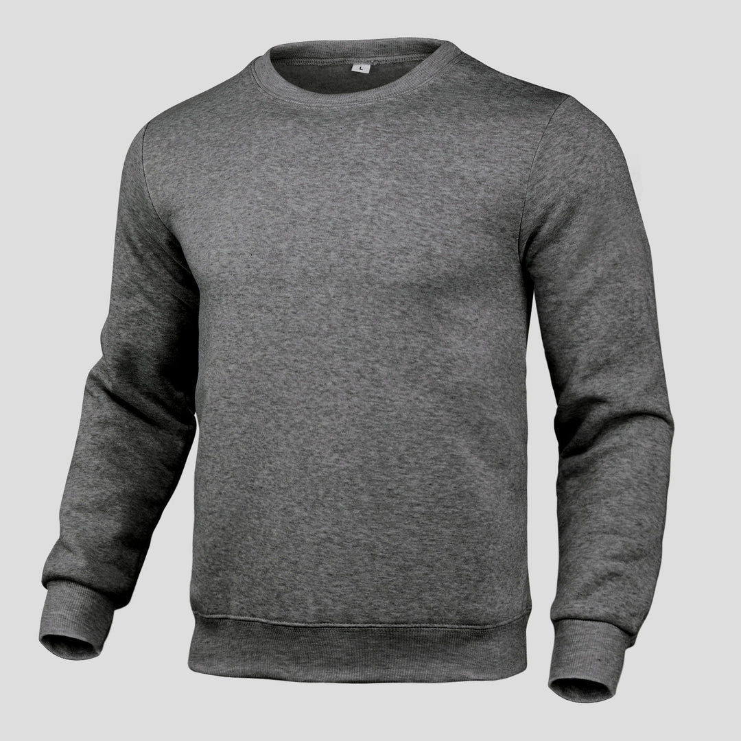 Herren Komfortabler Rundhals-Pullover aus hochwertigem Baumwollmix EB
