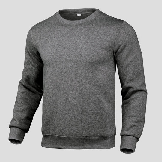 Herren Komfortabler Rundhals-Pullover aus hochwertigem Baumwollmix EB