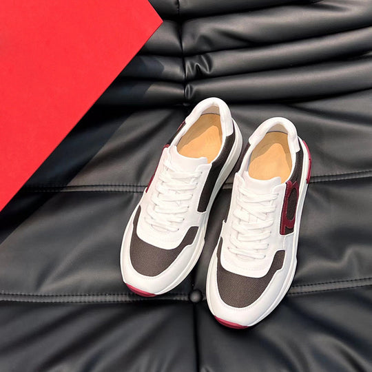 Damen Sportliche Sneakers mit atmungsaktiver Mesh-Struktur und dämpfender Sohle EB