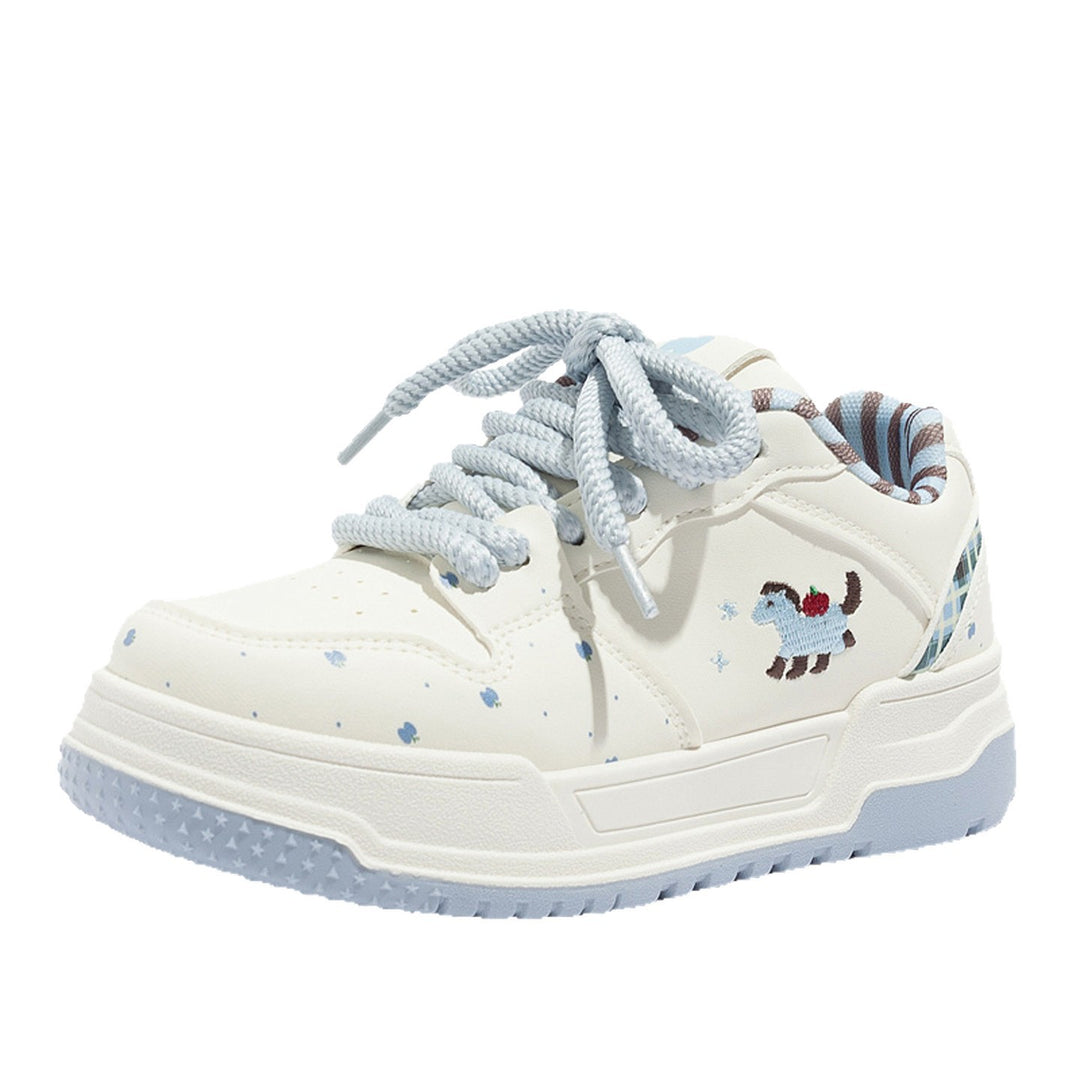 Damen Verspielte Sneaker mit fröhlichem Gingerbread-Motiv und gepolsterter Sohle EB