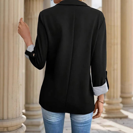 Damen Blazer mit Streifenmuster EB